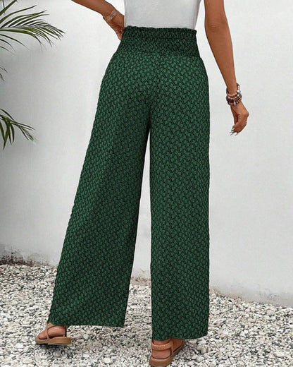 Bo – Wijde Broek Met Print Voor Dames